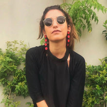 Load image into Gallery viewer, Hanging Dot Earrings