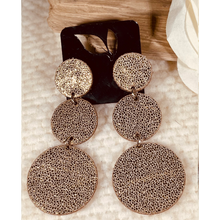 Load image into Gallery viewer, Hanging Circle Earrings